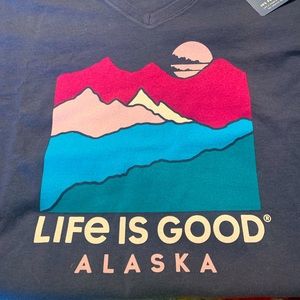 Alaska T-shirt! Life is good crusher T!